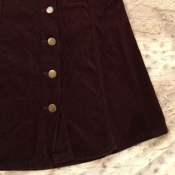: : Xhilaration 90s Corduroy A Line Mini Skirt : : - Picture 7 of 9